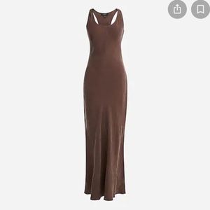 J. Crew Alicia Cupro-Blend Racerback Slip Dress